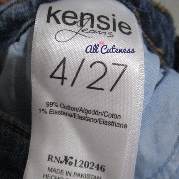 Kensie Jeans Cropped Jeans Size 4 /27 - Picture 9 of 10